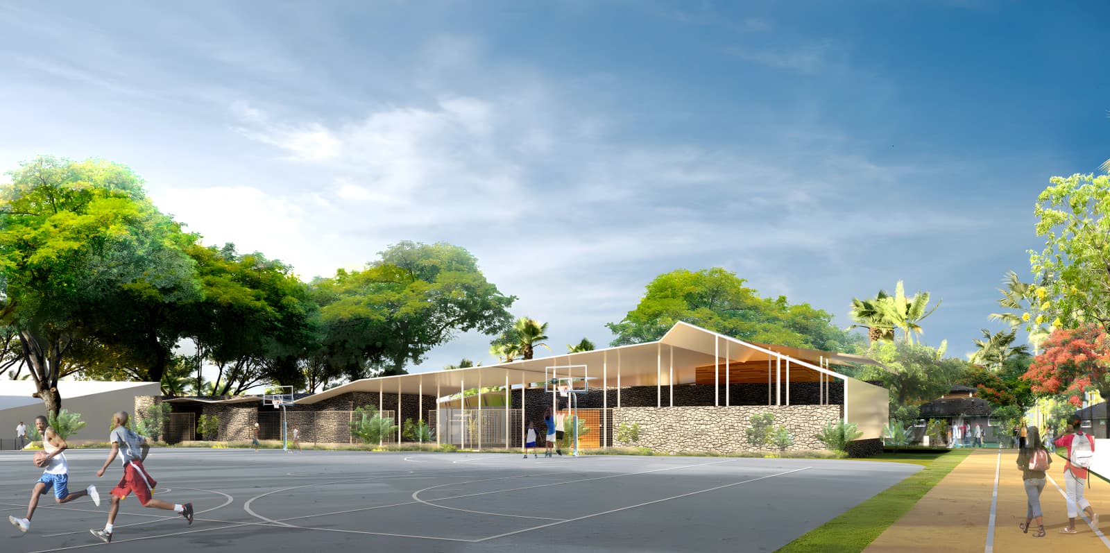 Extension du lycée de Kahani